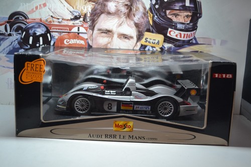 Maisto audi r8r mans 1998 - audi,