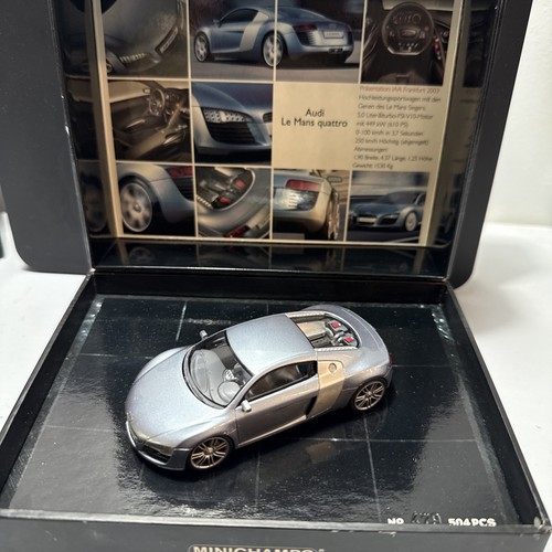 Minichamps audi le mans - minichamps, 1:43