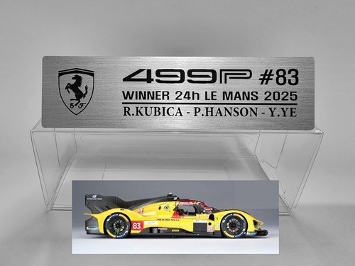 Mans 24h winner metall - 1/18,