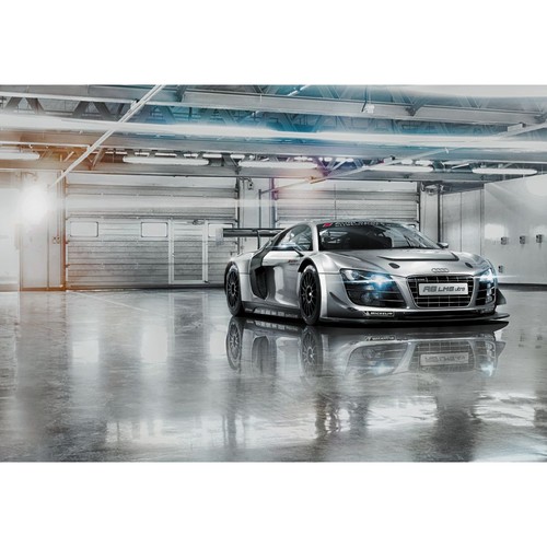 Papier fototapete audi le - r8,